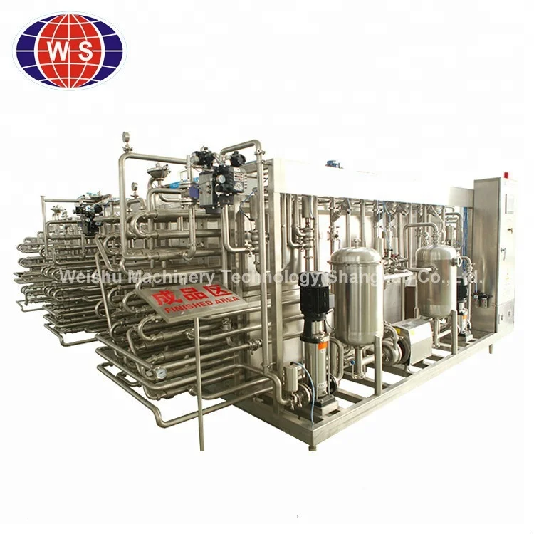 China Supply Plate Uht Sterilization Equipment For Aseptic Beverage Producing Line
