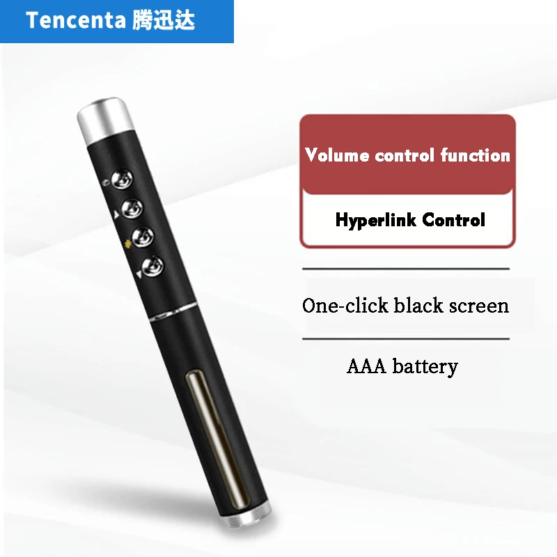 Wireless Presenter 2.4GHz Presentation Clicker for PPT Page Turning