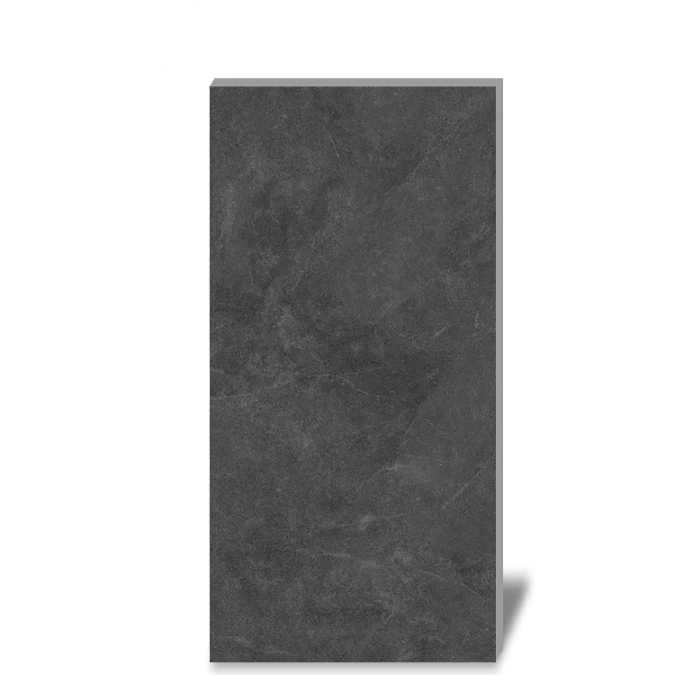 2022  Industrial-style Dark Grey  Matte Finished Solid  Building Material Exterior Tiling Tiles For Floor