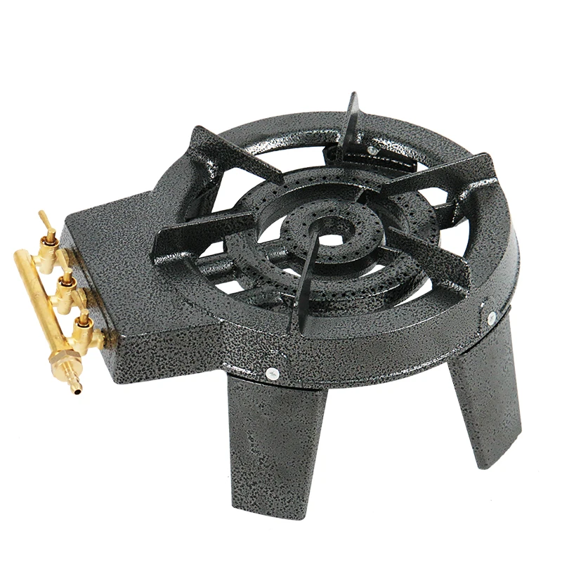 Manufacturer High Pressure Gas Cooker Burners Cast Iron China Single 5kw Novel Design China Factory Price Indian Gas Stove 5200