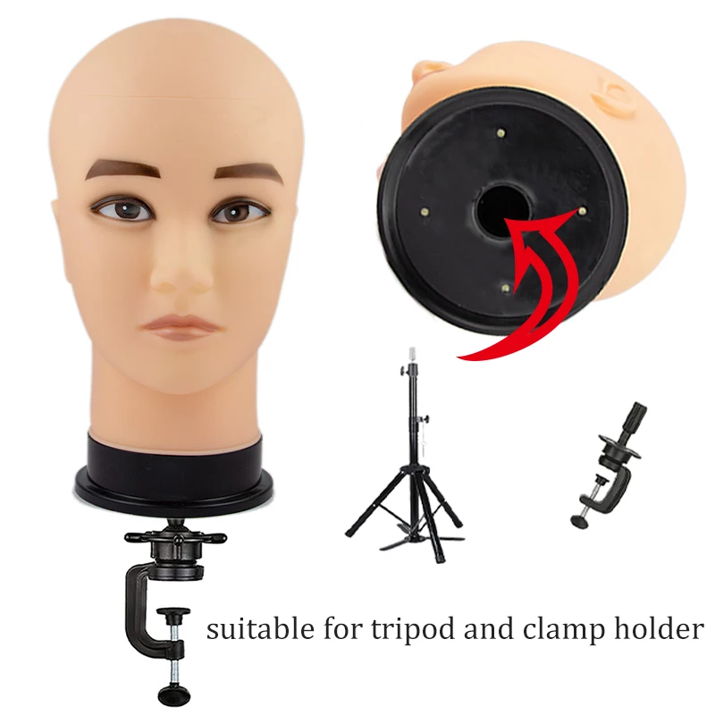 New Arrival Bald Mannequin Head Without Hair to Display the Wigs, Scarfs, Jewellery Doll Manikin Modeling Head without Hair