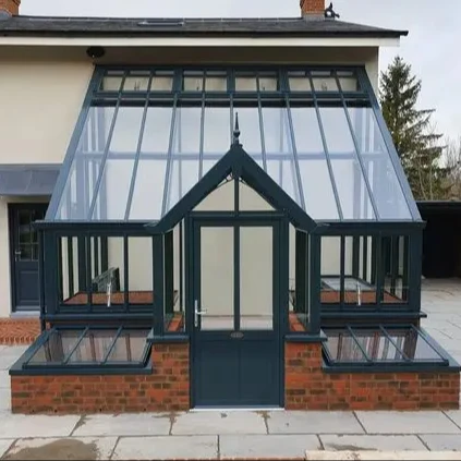 Wholesale Customized  Free Standing Sunroom Outdoor Four Season Garden Aluminum Glass Room Sunroom