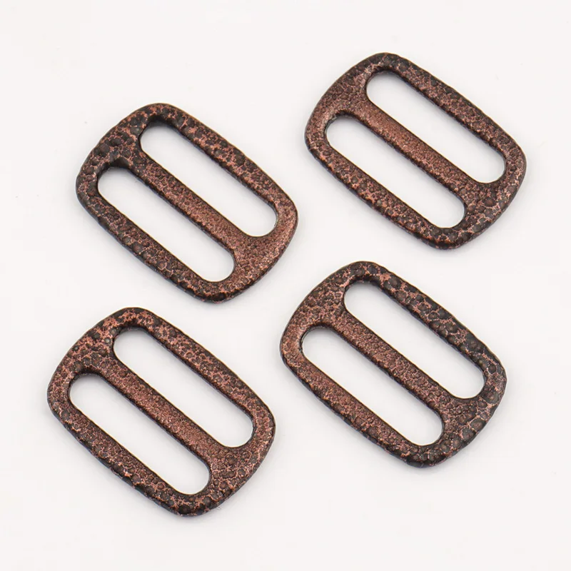 Zinc Alloy Bag Buckle 5/8 Inch Antique Copper Adjustable Buckle Strap 16mm Square Adjustment Buckle