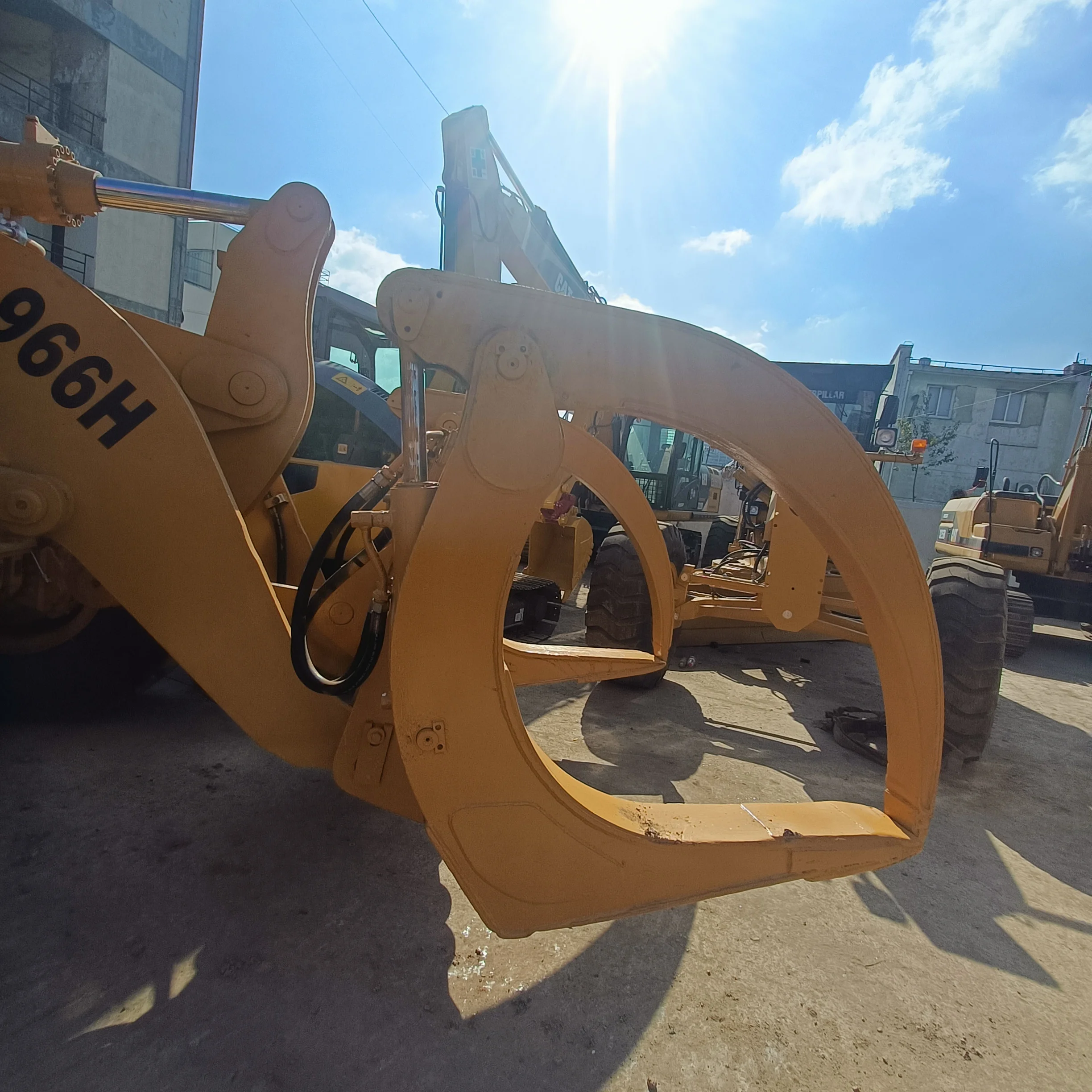 Construction Heavy Equipment 966H Caterpillar 6 Ton Ace Ns Payload  966H Machinery with Log and Lumber Forks