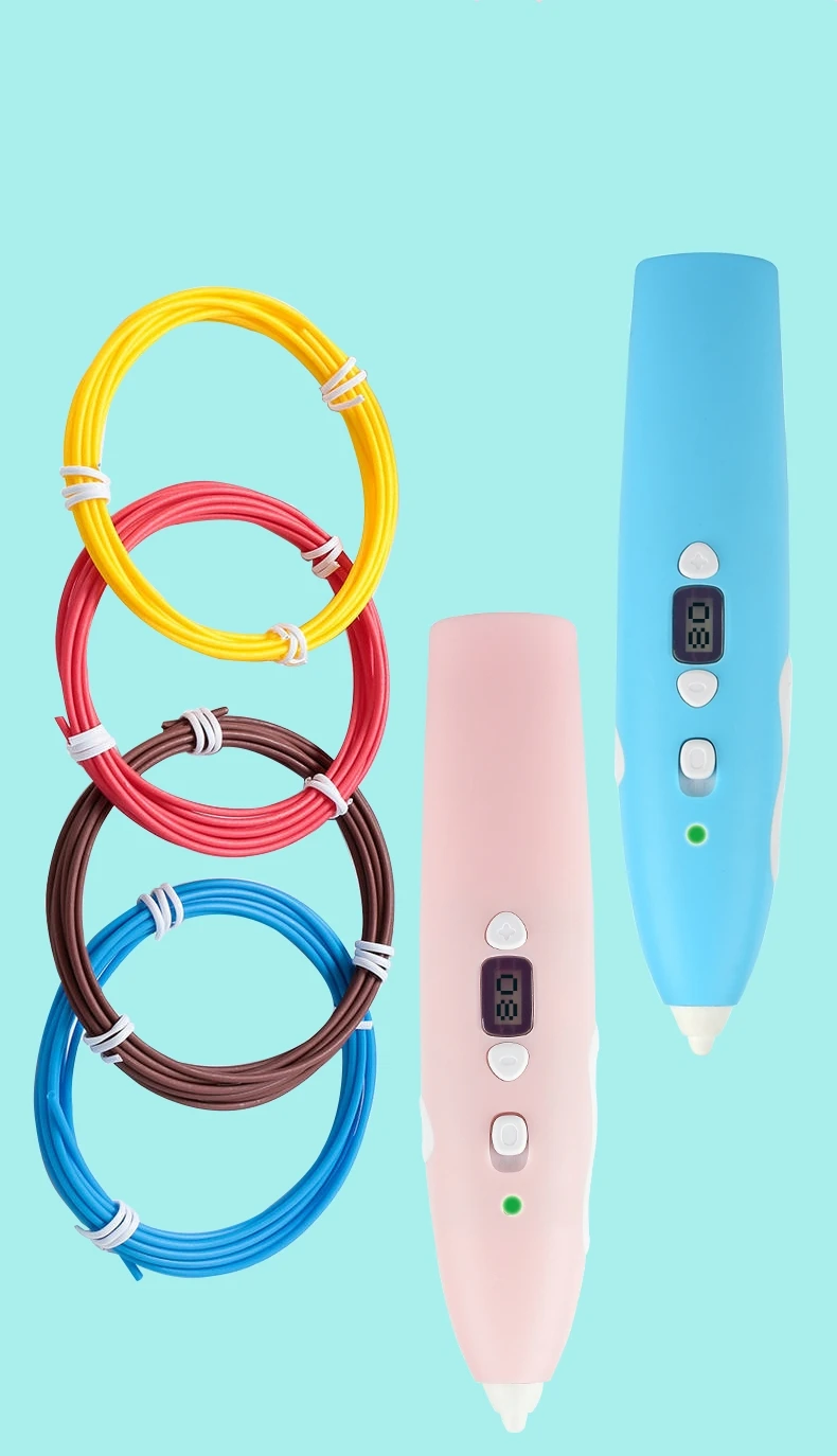 Low Temperature 3D Pen For Kids With PCL Filament Christmas Gift 3d Printing Pen