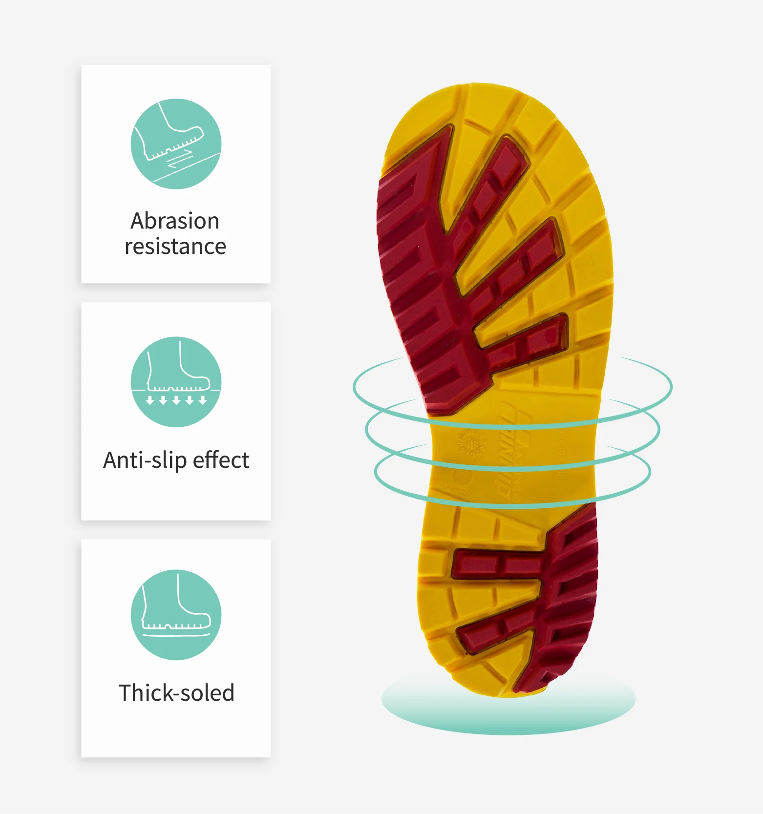 PINNIP High Quality Livestock Work Boots Pu High-Top Work Boots Insulated Work Boots