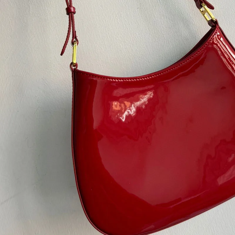 2024 fashion purse bag women ladies summer products Lacquer leather Red wedding bag shoulder bags handbags for women luxury