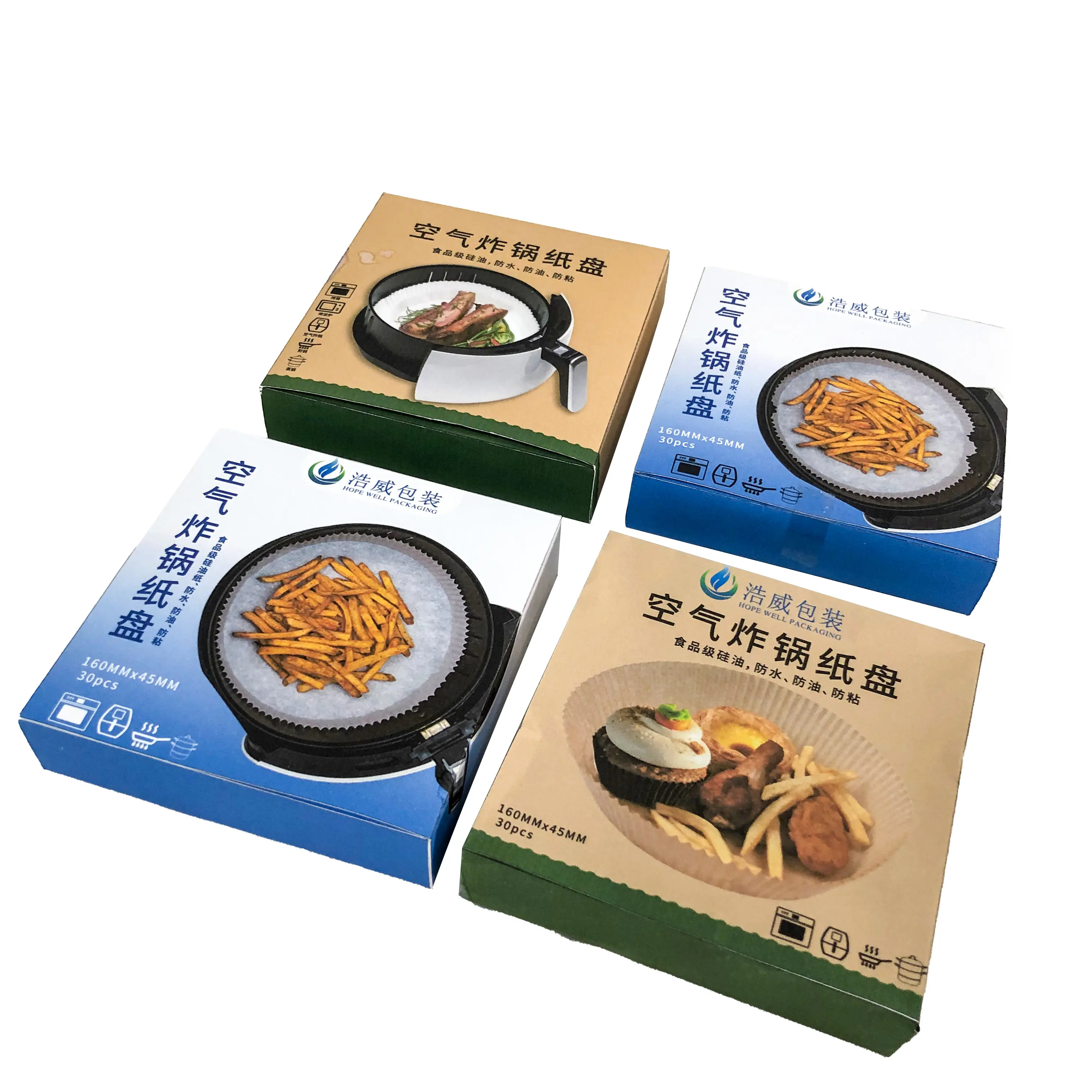 Factory Supply High Quality Air Fryer Parchment Paper Perforated Air Fryer Oven Absorbent Paper