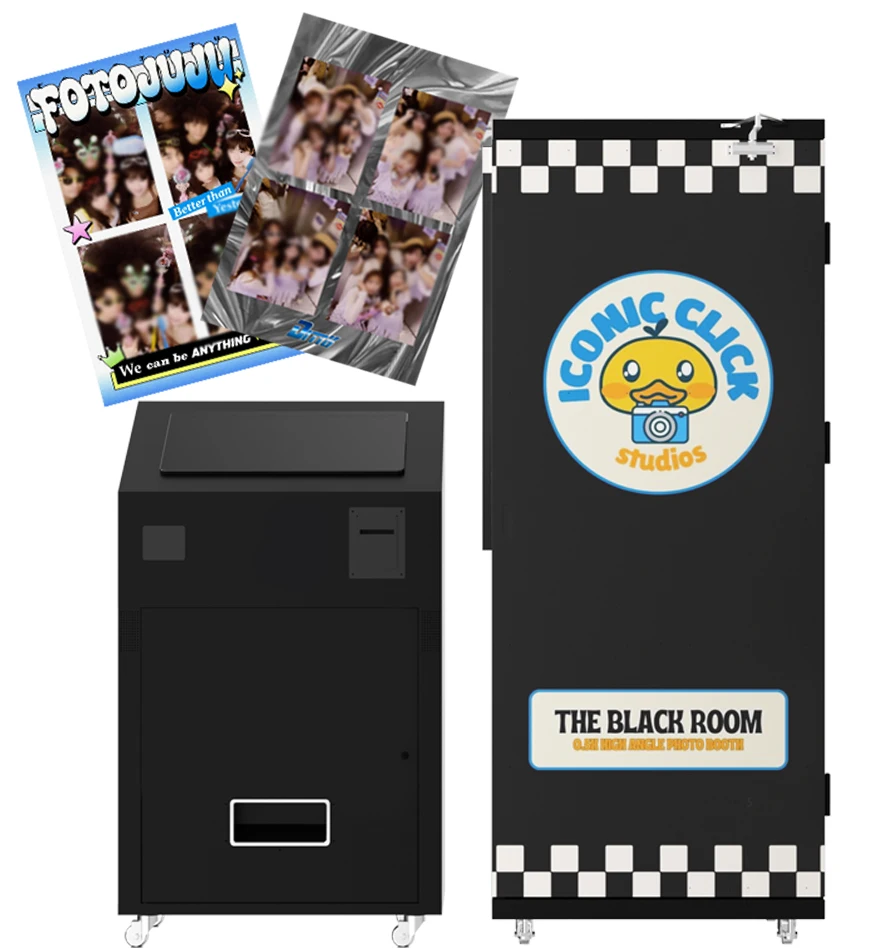 JLJ HD Camera High Angle Shot Digital Photobooth Factory Direct Sales Self-service Photo Booth