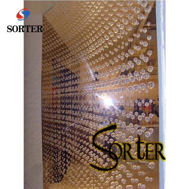 luxury crystal glass bead curtain for Living Room Bedroom Dining hall Decor