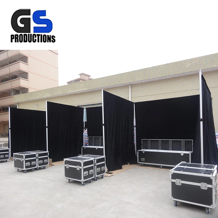Outdoor aluminium portable mobile backdrop pipe and drape for wedding