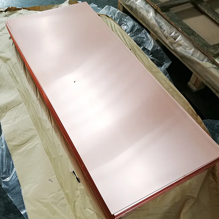 Factory Supply Customized Size 20mm Thick T2 H65 H62 C1100 C1220 C2400 C2600 Brass Copper Plate Sheet