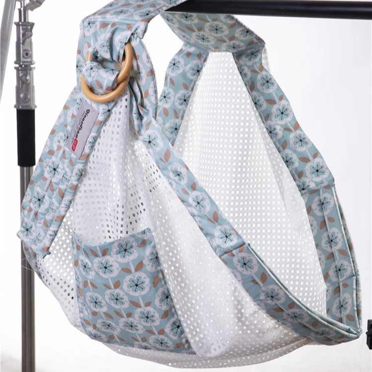 Лидер продаж, Товары для малышей из 100% хлопка, двойное кольцо, наплечная сумка для переноски и накидка для ребенка