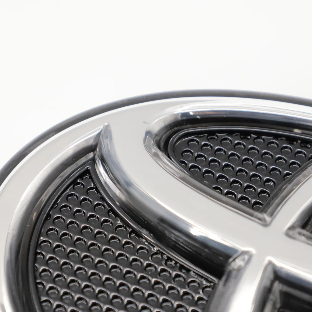 Illuminated 4D5D Silver/Black Car Tail  Logo Badge Emblem LED  Light Car Led head logo light Auto Lighting Accessories For prado