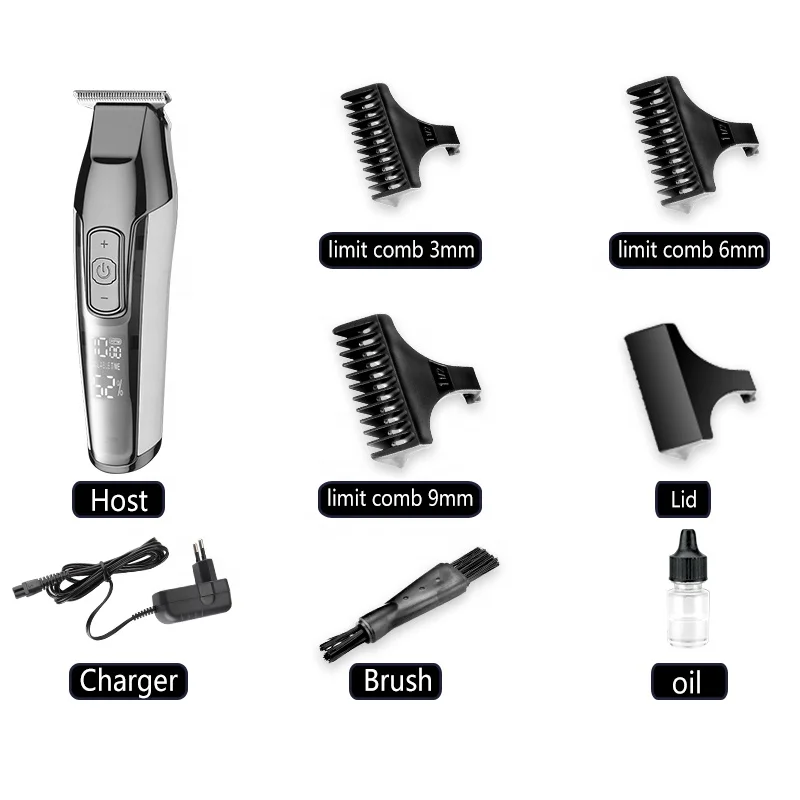 Kemei 5027  Electric Hair Trimmer Clipper Rechargeable Shaver Razor Cordless Adjustable Clipper motor hair clipper Wholesale