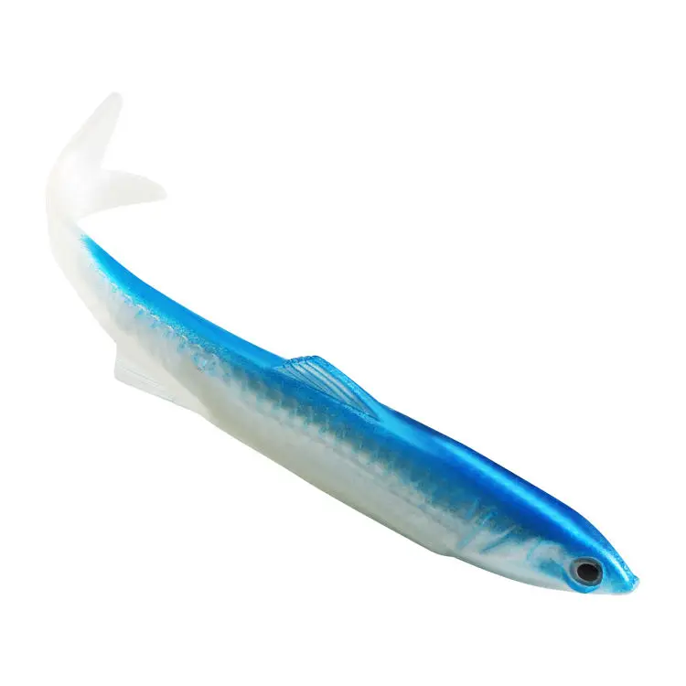 Newbility Wobbler Soft Fishing Lure 5inch 0.5oz Easy Shiner Jig Lure Swimbait Silicone Soft Bait