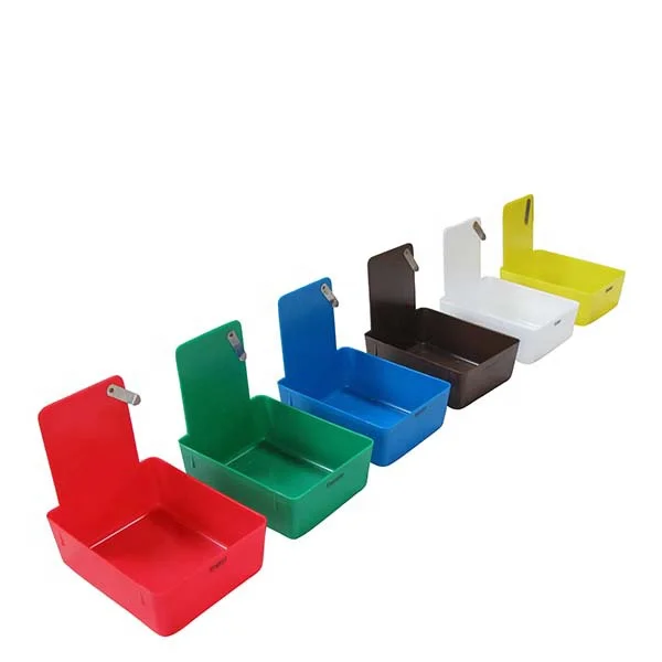 
NEW LABORATORY WORKING CASE PLASTIC PAN TRAY WITH CLIP HOLDER eight color lab work pans 