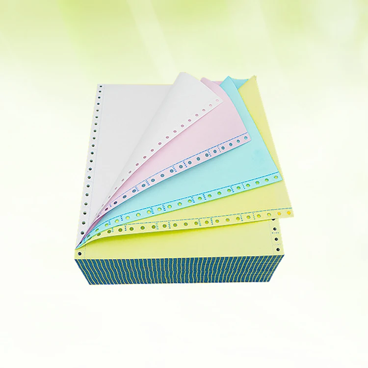 High quality 2 part printing security payslip computer bill printer carbonless ncr paper