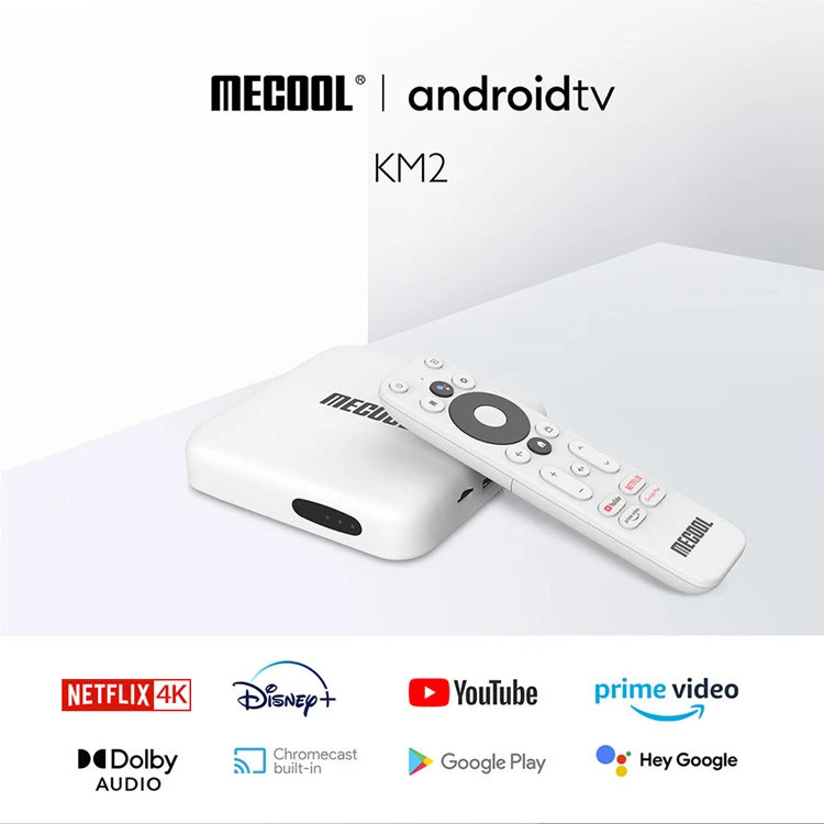 Поддержка голосового удаленного smart tv box Сертифицированный ATV Box Android 10 4K HD