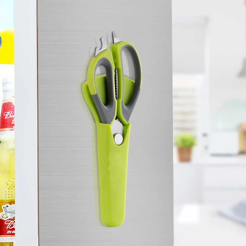 Spot Super sharp Detachable 7 in 1 Kitchen Shears Multifunction Stainless Steel Kitchen Scissors With Magnetic Holder