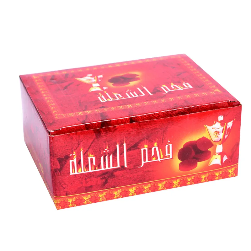 Coconut charcoal Charcoal factory Quick Lighting pure Hard Wood long burning time Round Shisha charcoal