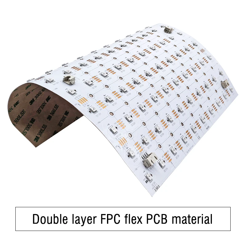 SPI dmx flexible LED matrix panel 12v 250*250mm pixel led sheet led panel matrix cuttable