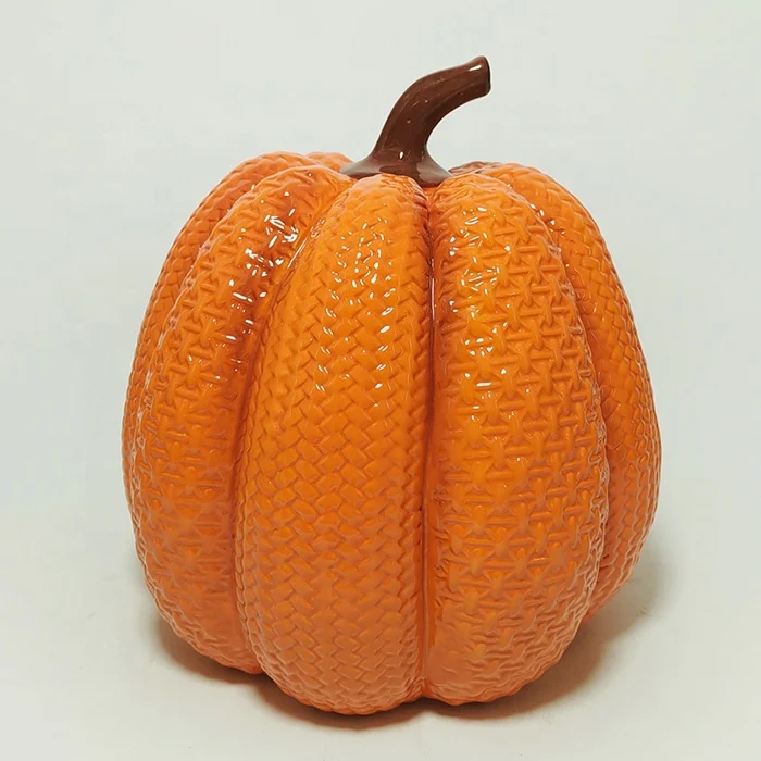 Harvest Pumpkin Ceramic Pumpkin for Home Fall Decor Modern Holiday Halloween Farmhouse Decorations