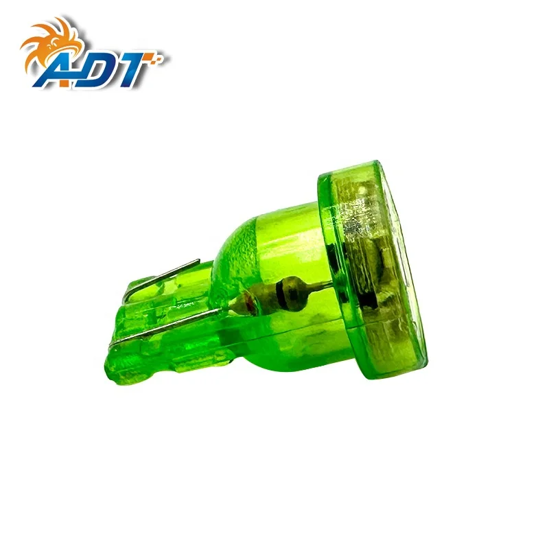 ADT OEM design Transparent Wedge T10 194 insert square 4smd 3528 ac dc led 6.3 volt #555 pinball lights