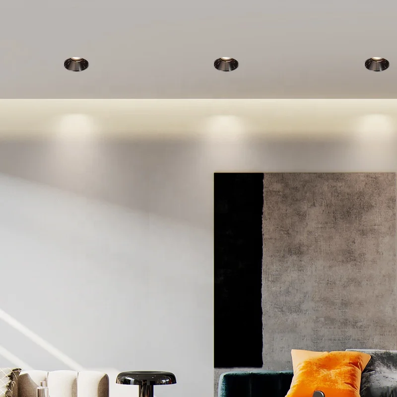 New tremd anti-glare spotlight 7w/10w/18w/30w smart dimmable downlights for hotel JYC0004