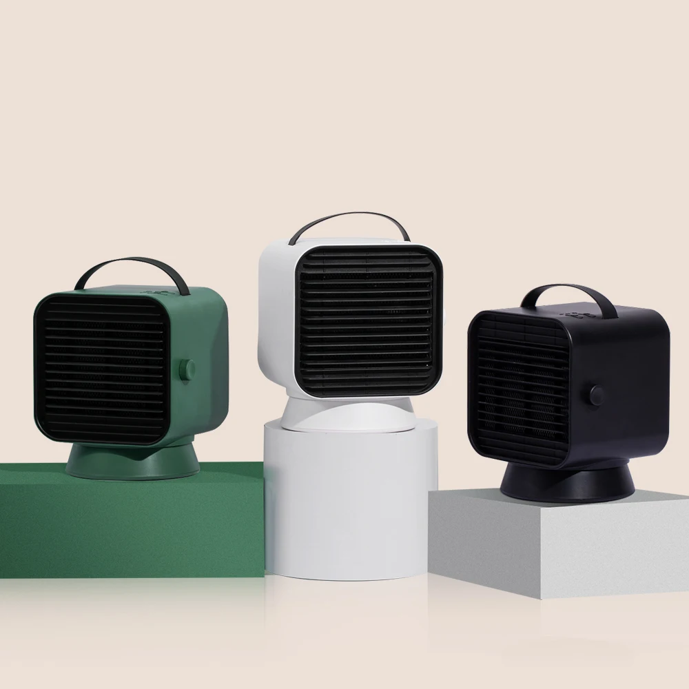 Электрические камины и комнатный портативный вентилятор для охлаждения и теплого воздуха