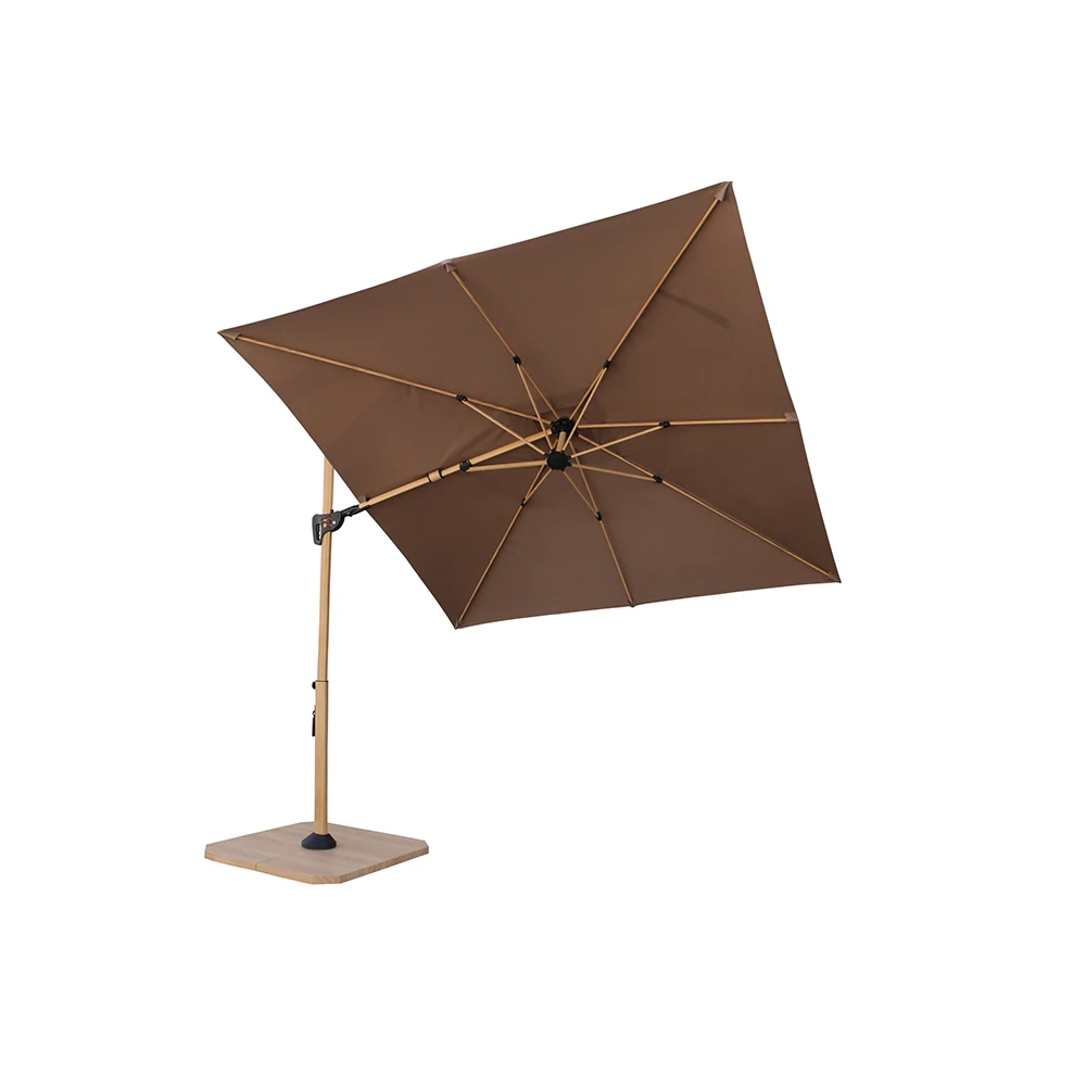 Sunshade Outdoor Aluminum Offset Square Roma Umbrella Garden Cantilever Parasol Umbrella