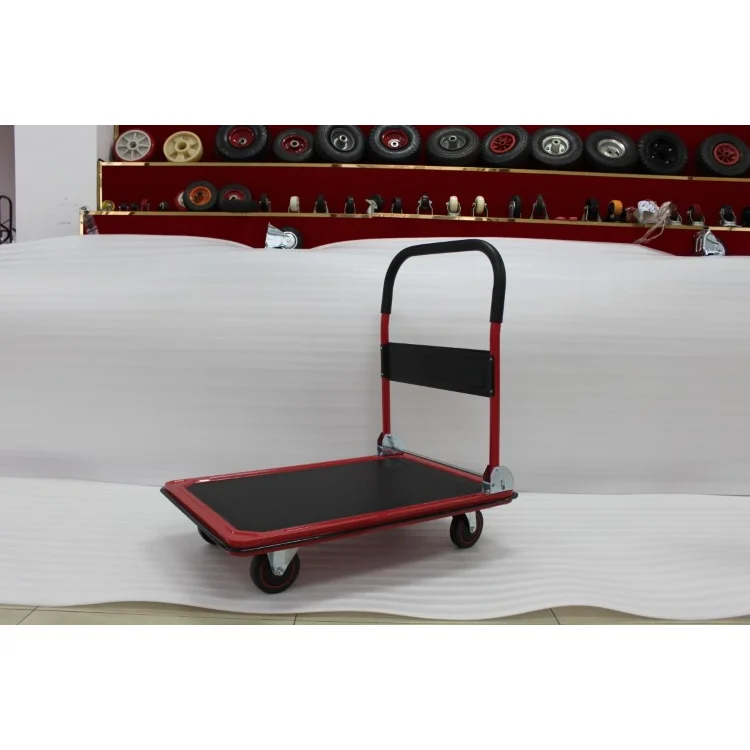 Hot Sale Platform Hand Truck Platform Trolley Transport Trolley Cart