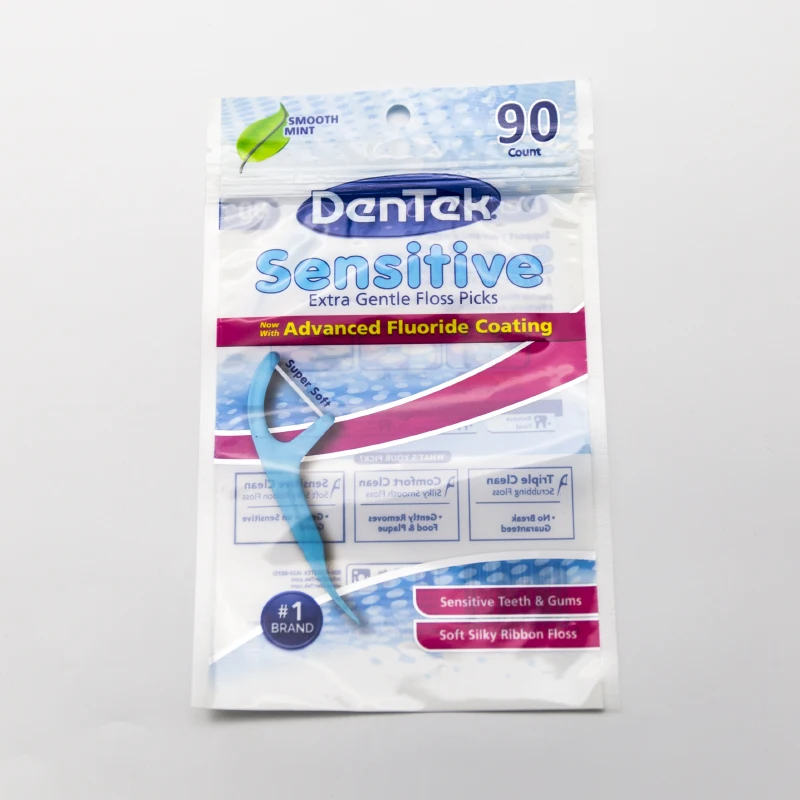 Wholesale Kids Dental Flosser Teeth Care Disposable Floss Pick Plastic Packaging Bags