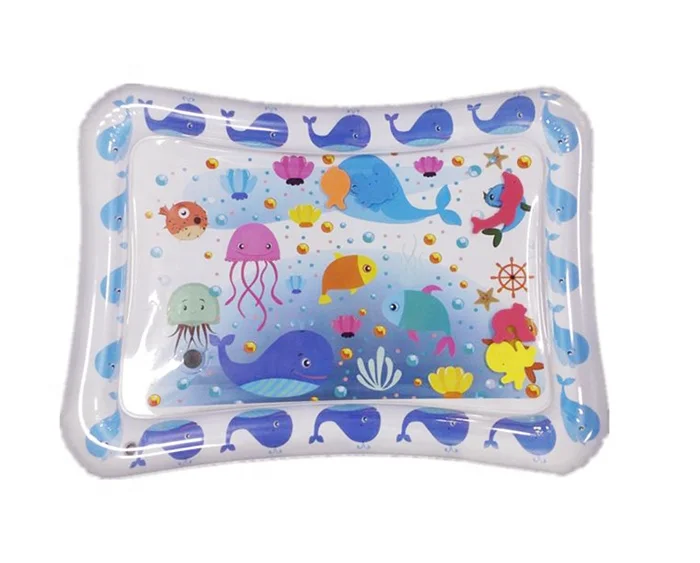 Newborn Baby Soft Toys Puzzle Sensory PVC Inflatable Baby Water Mat