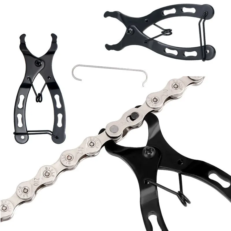 Bike chain magic clasp Pliers mountain bike quick release remove installation wrench