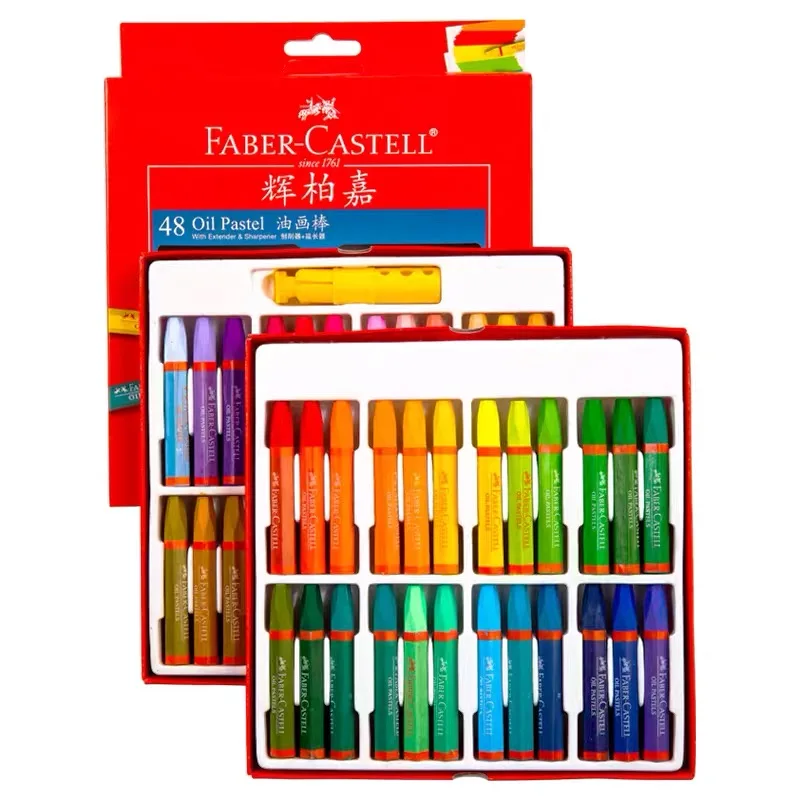 
Manufacturer Supplies 12 24 36 48 Pcs Art Soft Pastel Wax Crayon Oil Pastel For Coloring 