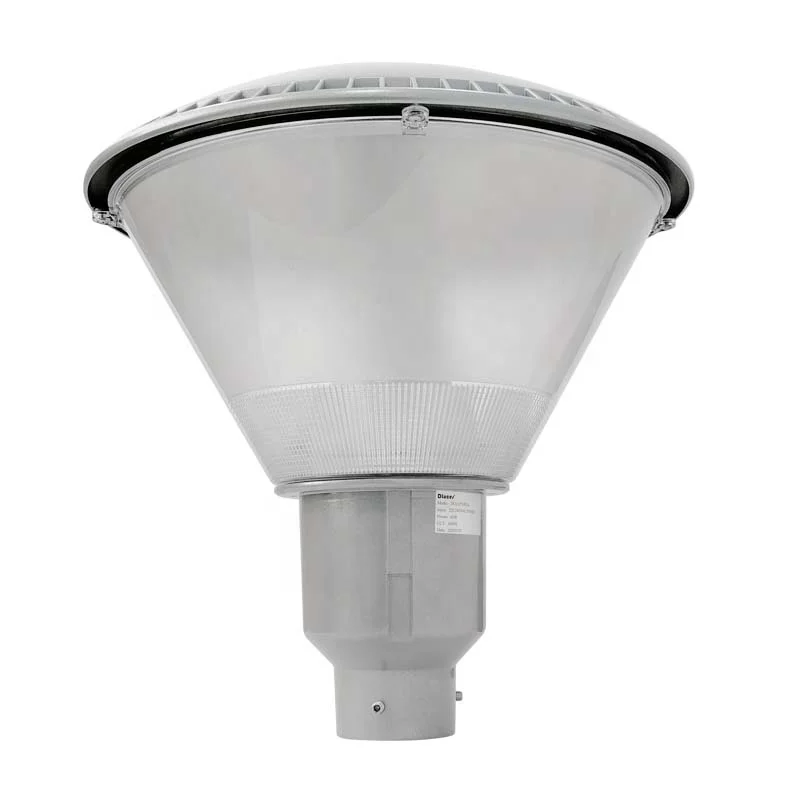 2024 60w 40w ip65 energy saving aluminum alloy post top cob frosted garden light