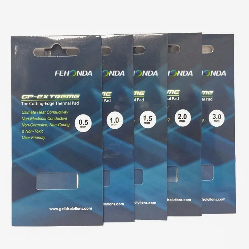 Gelid Solutions GP-Extreme 12W-Thermal Pad 80x40x2.0mm. Excellent Heat Conduction, Ideal Gap Filler. Easy Installation.