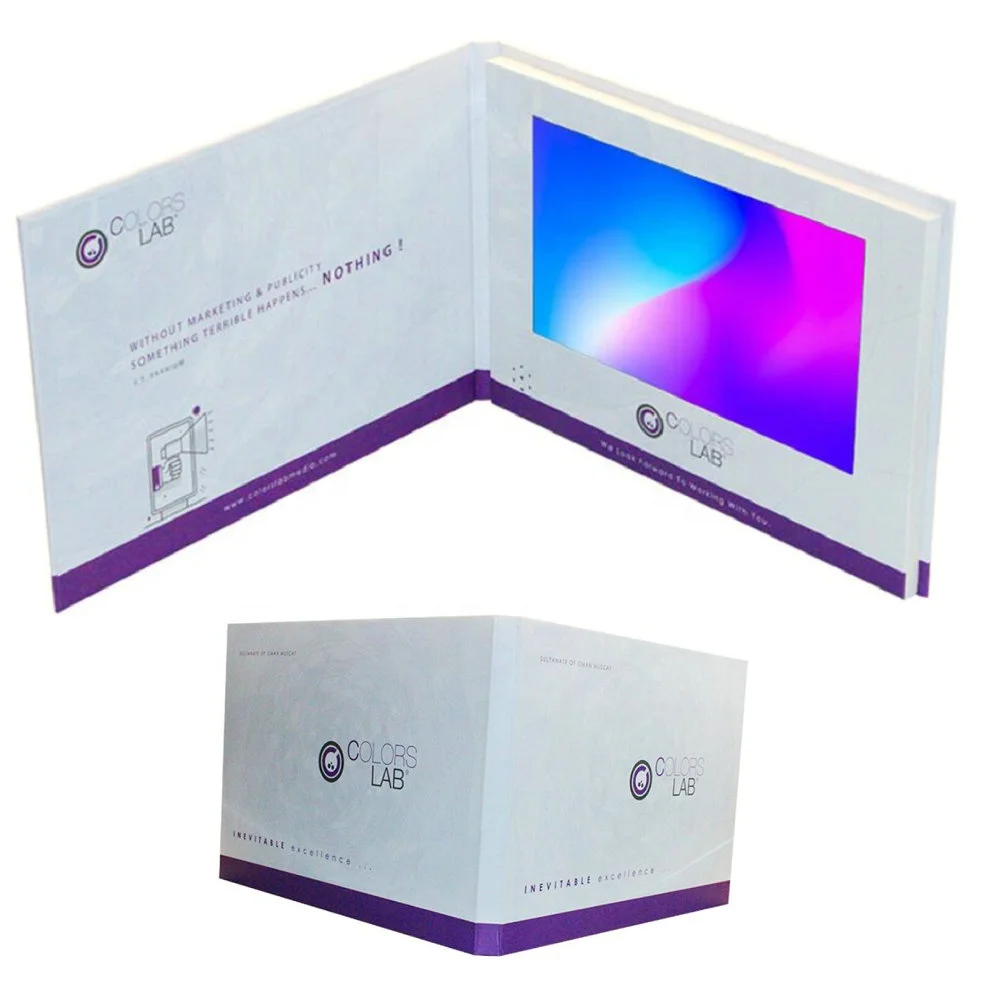 Video card mailer Video business card Digital Advertising Player digital display card
