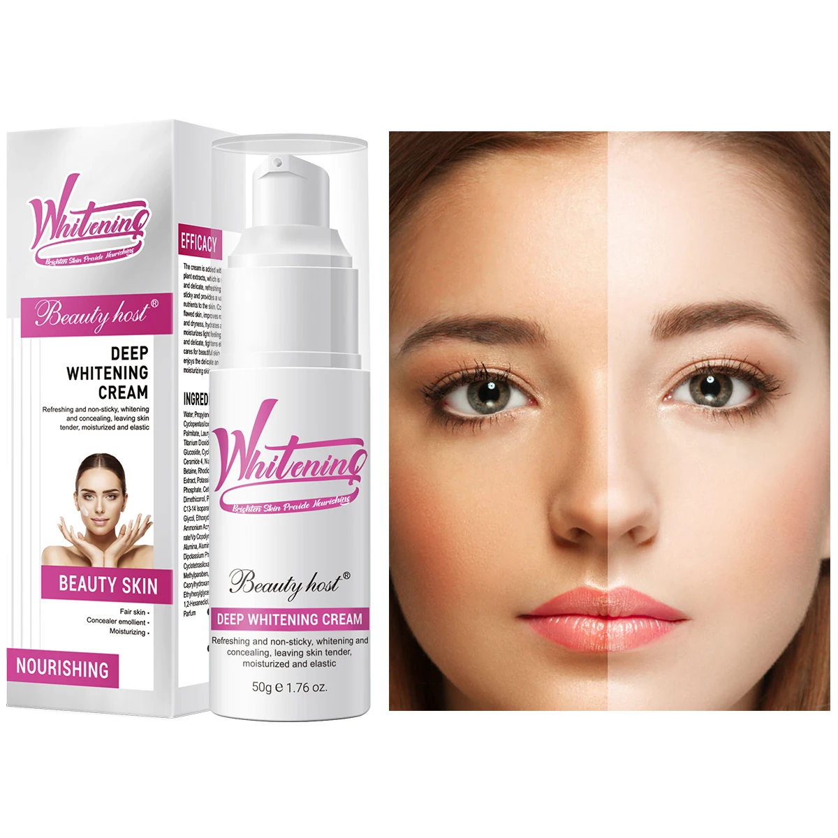 Rapid Effects Whitening Face Cream Organic Knuckle Armpit Brightening Soothing Dullness Darkness Improve Bleaching Facial Cream