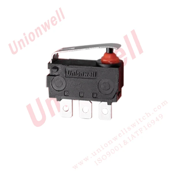 Unionwell Used in Car Control 3 Speed Slide Rotary Switch Mechanical 100000cycles Micro Switch