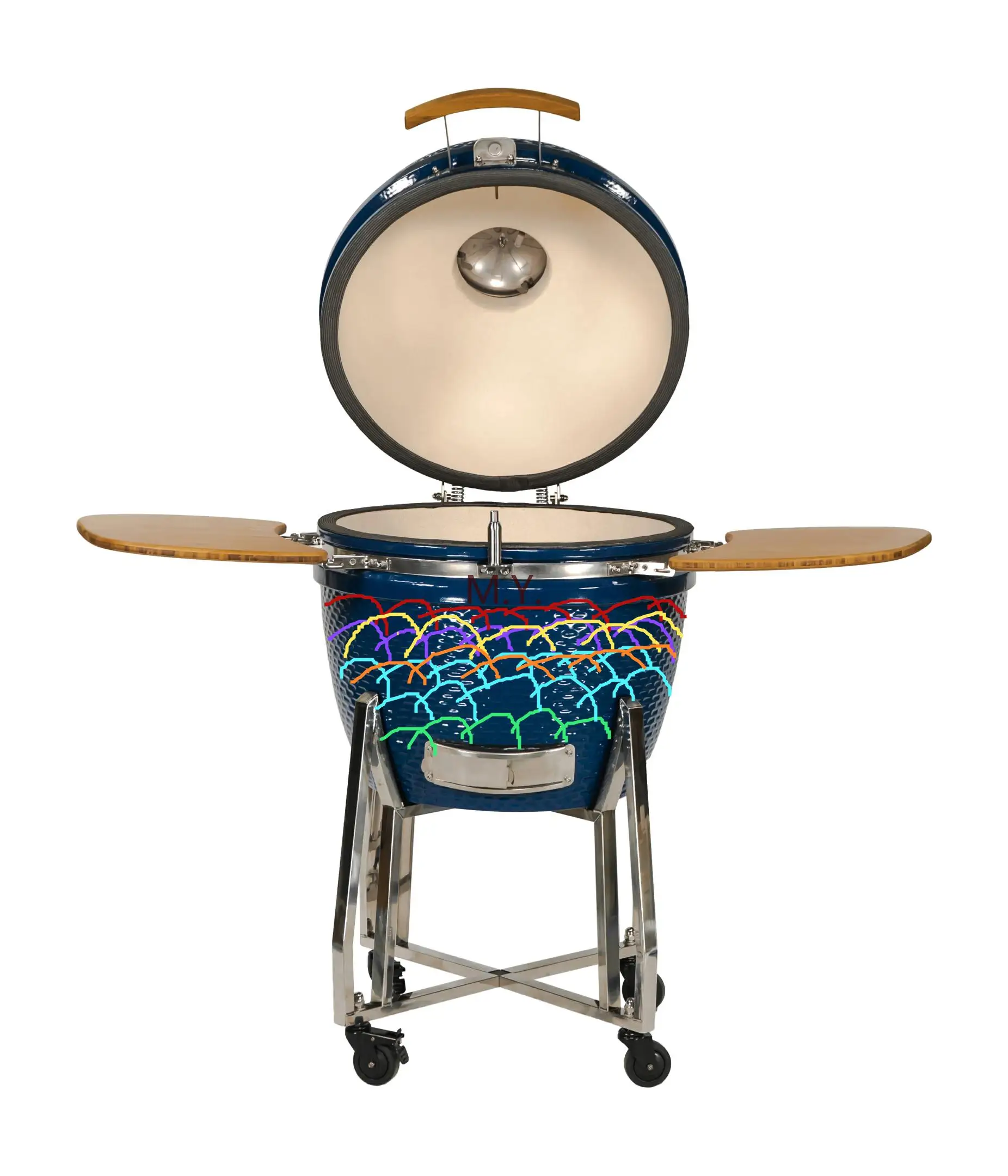 WUXIMY Hot-selling Kamado XXL Big Egg Kamado Grill charcoal smoker/pellet grill for garden