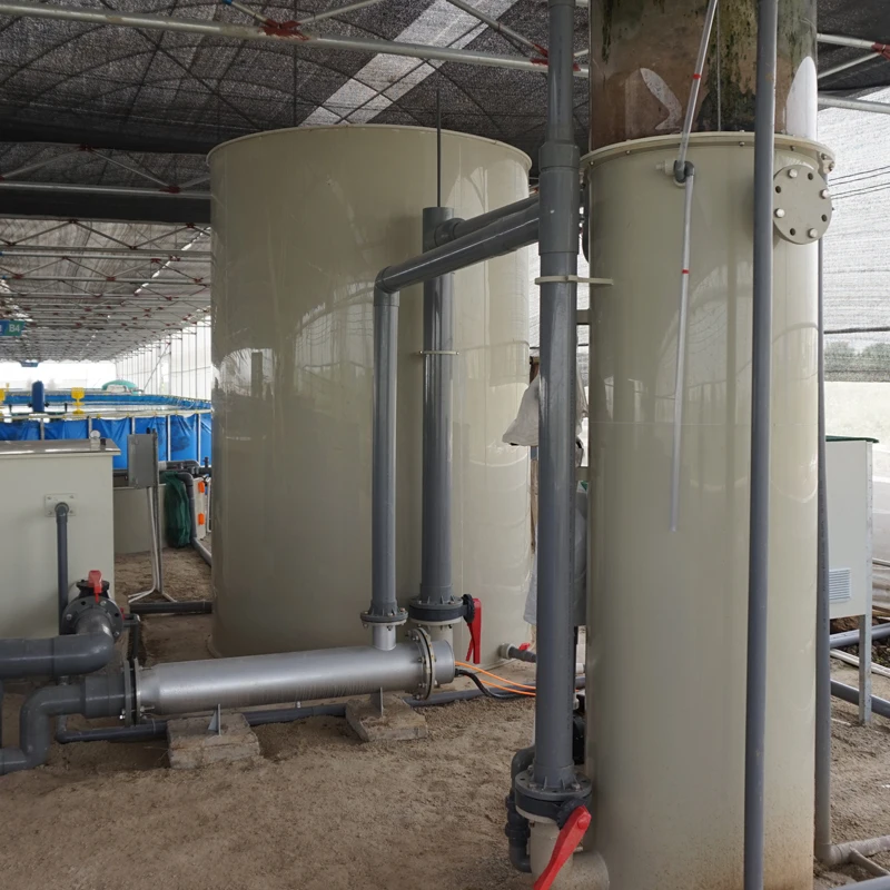 Circular Fish Farm with Tanks  for Commercial Fish Farm  ras system equipment customize indoor ras fish farming