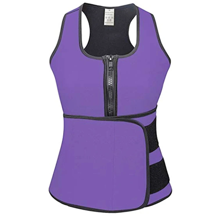 
China Manufacture Body Shaper Sweat Fitness Neoprene Sport Slimming Waist Trainer Vest 