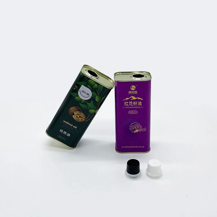 1l Square Metal Tin Olive Oil Cans Used For Food Oil China Manufacturer Cheap Rectangular F-style