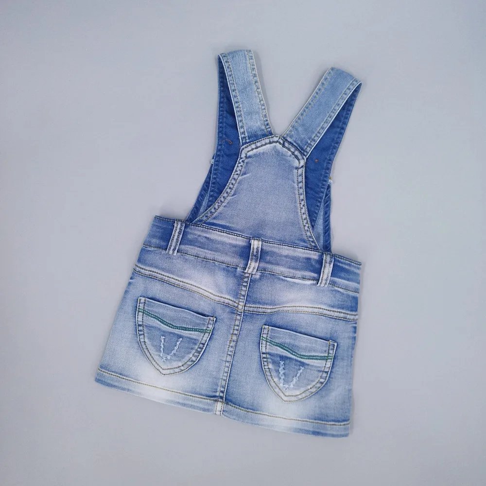 Denim Jeans for Kids Summer Girl  Sundress Toddler Suspender Denim Straps Overalls