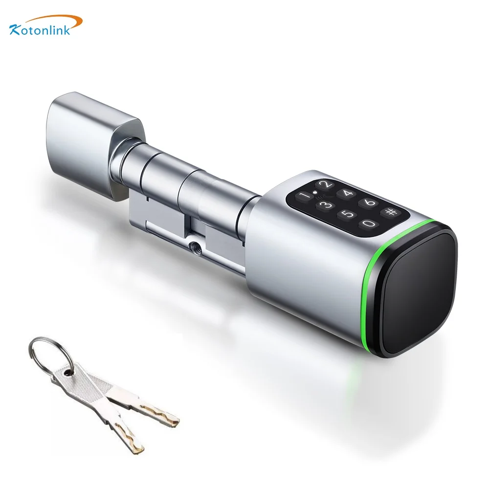 cilindros electrnicos de bloqueo apertura app keyless door lock electronic lock smart cylinder lock fingerprint european style