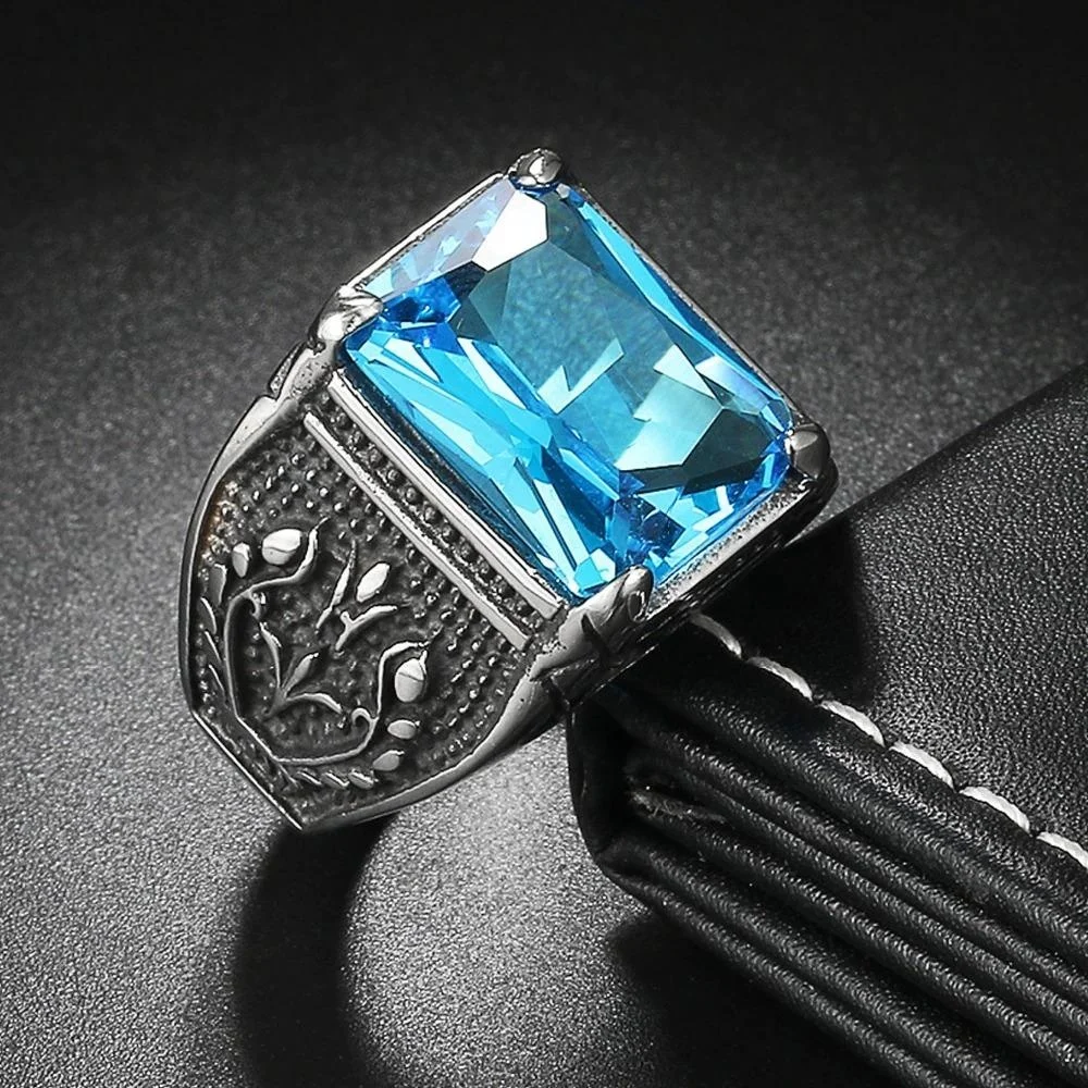 VAF Anillo Con Piedra De Zafiro плата Preciosas натуральных цветов 18K из натурального обсидиана красный рубин драгоценный камень 925 серебряное кольцо