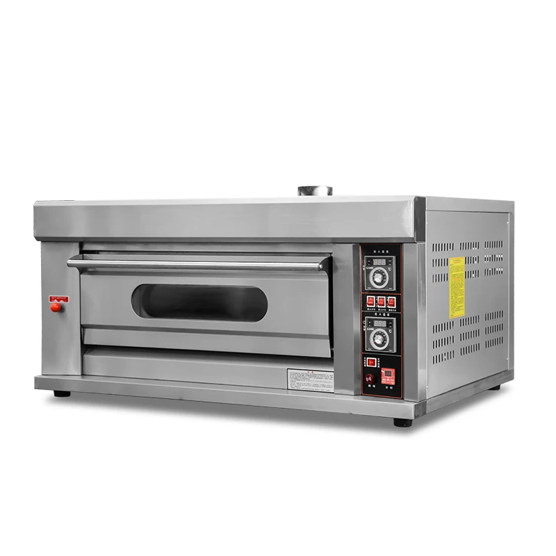 Chubao CB-Q102 customizable gas pizza oven 1 layer 2 tray high quality deck oven