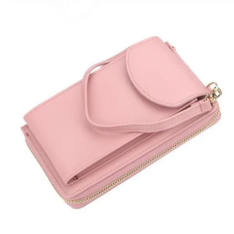 Hot sale Color Crossbody Mobile Phone Fashion Wallet Bag for Women Girls Small Purse Shoulder Bag